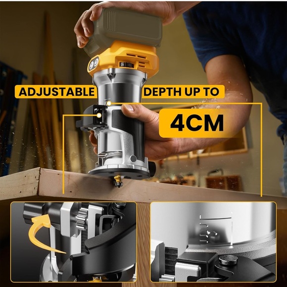 Cordless Compact Wood Router - Picture 5 of 6